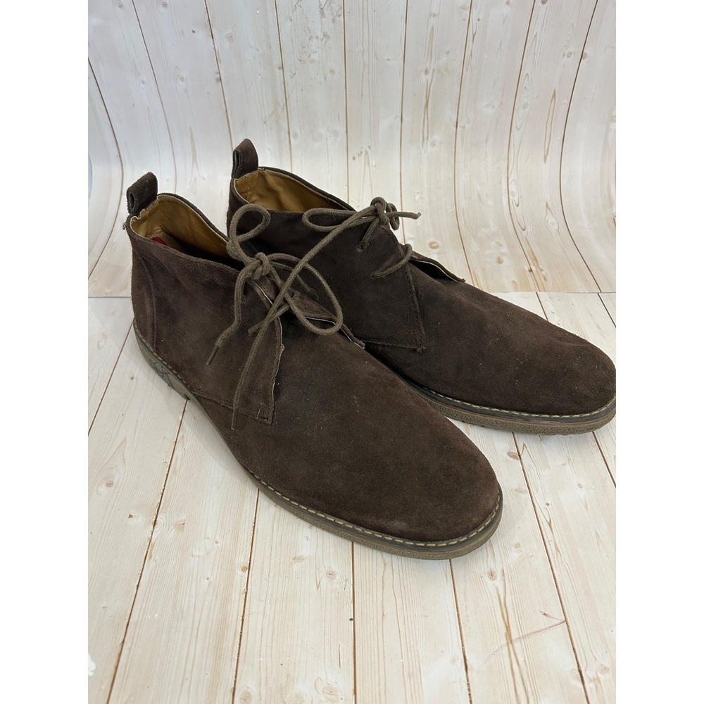 G.H. Bass Radley Chukka Desert Ankle Boot Suede Chocolate Brown Men's 13 - Picture 8 of 9